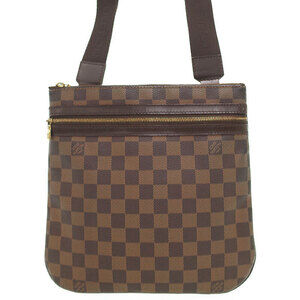 Louis Vuitton Damier Ebene Brown Pochette Bosphore Shoulder Bag
